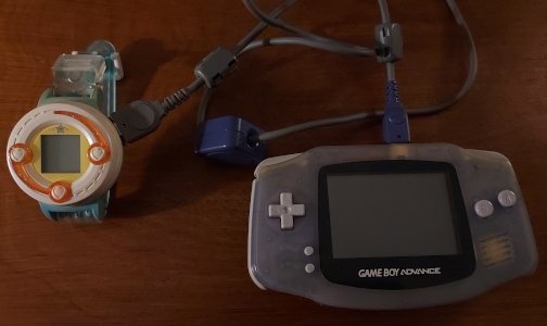 GBA linked to the Magical Watch