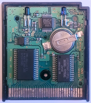 Inside the HuC-1 cartridge