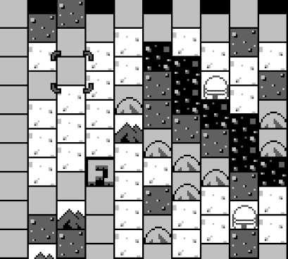 Same Map on Game Boy