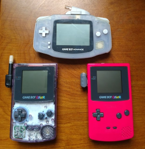All three LEDs attached to Game Boys