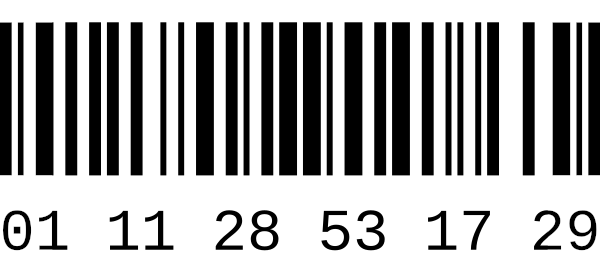 Code 128C Barcode Example